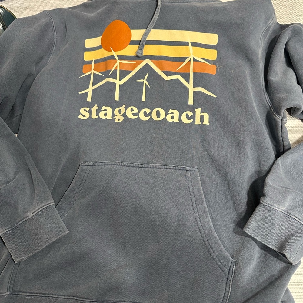 Gray Graphic Hoodie stagecoach 2024